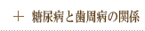 糖尿病と歯周病の関係