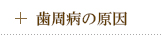 歯周病の原因